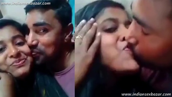 Sweet Bangalore Couple Kissing Before Becoming in Sex Mood